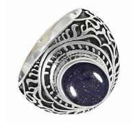 SILVERTROVE Bague avec pierre précieuse Pour homme et femme Argent sterling 925 Toutes tailles Fait main Cadeau Bijoux CRG1219CA_72 (22.9)