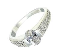 SILVERTROVE Bague avec pierre précieuse Pour homme et femme Argent sterling 925 Toutes tailles Fait main Cadeau Bijoux CRG1168BD_50 (15.9)