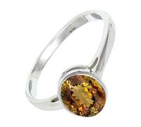 SILVERTROVE Bague avec pierre précieuse Pour homme et femme Argent sterling 925 Toutes tailles Fait main Cadeau Bijoux CRG1156AZ_62 (19.7)