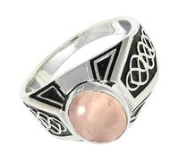 SILVERTROVE Bague avec pierre précieuse Pour homme et femme Argent sterling 925 Toutes tailles Fait main Cadeau Bijoux CRG1170BX_74 (23.6)