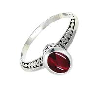 SILVERTROVE Bague avec pierre précieuse Pour homme et femme Argent sterling 925 Toutes tailles Fait main Cadeau Bijoux CRG1146BS_60 (19.1)