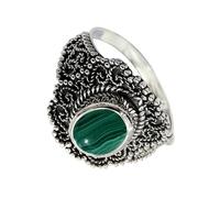 SILVERTROVE Bague avec pierre précieuse Pour homme et femme Argent sterling 925 Toutes tailles Fait main Cadeau Bijoux CRG1137CB_68 (21.6)