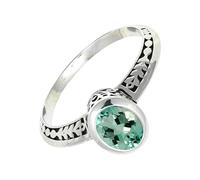 SILVERTROVE Bague avec pierre précieuse Pour homme et femme Argent sterling 925 Toutes tailles Fait main Cadeau Bijoux CRG1146AY_72 (22.9)
