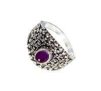 SILVERTROVE Bague en argent sterling 925 avec pierre précieuse pour homme et femme, article cadeau, bijoux faits main CRG1118BW_75 (23.9)