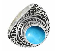 SILVERTROVE Bague en argent sterling 925 avec pierre précieuse pour homme et femme, article cadeau, bijoux faits main CRG1219BT_57 (18.1)