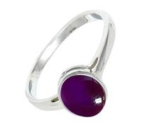 SILVERTROVE Bague en argent sterling 925 avec pierre précieuse pour homme et femme, article cadeau, bijoux faits main CRG1156BW_61 (19.4)