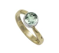 SILVERTROVE Bague en argent Sterling 925 avec pierres précieuses améthyste verte pour hommes et femmes, cadeau de déclaration, bijoux faits à la main, CRG1091AL_60 (19.1)