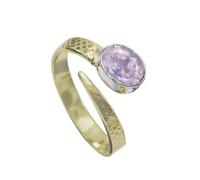 SILVERTROVE Lavande Quartz Lab Cultivé Pierre Précieuse 925 Bague En Argent Sterling Hommes Femmes Déclaration Cadeau Bague Bijoux Faits À La Main CRG1093AX_62 (19.7)