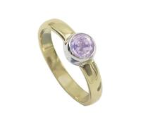SILVERTROVE Lavande Quartz Lab Cultivé Pierre Précieuse 925 Bague En Argent Sterling Hommes Femmes Déclaration Cadeau Bague Bijoux Faits À La Main CRG1094AX_55 (17.5)