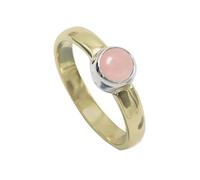 SILVERTROVE Rose Qaurtz pierre précieuse 925 bague en argent Sterling hommes femmes déclaration cadeau bague bijoux faits à la main CRG1094BX_54 (17.2)