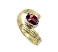 SILVERTROVE Tourmaline rose cultivée en laboratoire pierre précieuse 925 bague en argent Sterling hommes femmes déclaration cadeau bague bijoux faits à la main CRG1095AR_67 (21.3)