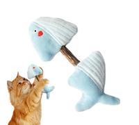 Silvervine Jouet à mâcher amovible en forme d'animal pour chat - Jouet mignon pour enrichissement relaxant et résistant aux morsures - Matériau interactif amusant et sûr - Idéal pour jouer et soulager