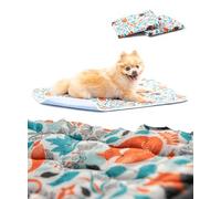 SILVERWOOF 2x Tapis absorbant lavables pour petits chiens - 2x plus absorbants - Tapis de propreté imperméable et réutilisables - Alèse chiots - Pipi pad éducateur antidérapant et anti-odeurs -70x50cm
