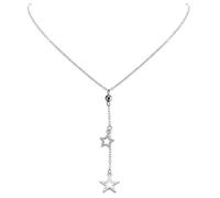 Silvery Trend Clavicle chaîne Colliers pour Femmes Star Pendentif Collier Creative et utileOpération Facile