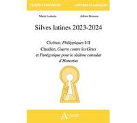 Silves latines 2023-2024: Cicéron, Philippiques I-II Claudien, Guerre contre les Gètes et Panégyrique pour le sixième consulat d'Honorius