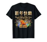 Silvester Chinesisches Neujahrs-Geschenk Jahr Feuer-Pferd T-Shirt