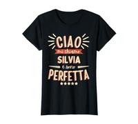 Silvia Idea Regalo Personalizzata Amica Nome Divertente T-Shirt