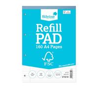 Silvine Bloc De Feuilles A4 160 Pages Ligné 8 Mm Avec Marge ¿ Réf Fscrp80[Z692]