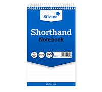 Silvine Carnet à spirale avec de Reporter 160 pages (Lot de 10)