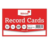 Silvine Fiches unies 20 x 13 cm (Import Royaume Uni)