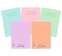 Silvine Lot de 10 cahiers, assortiment de couleurs pastel a4