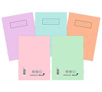 Silvine Lot de 10 cahiers, assortiment de couleurs pastel a5
