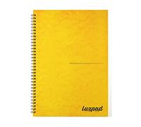 Silvine Luxpad Carnet de notes ligné A4 120 pages Jaune