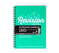 Silvine Luxpad Carnet de révision et d'étude à spirale A4 contenant 160 pages avec guide de révision pratique de 14 pages (français non garanti).