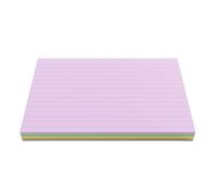 Silvine Luxpad Revision Lot de 100 cartes flash A6 lignées Couleurs assorties 15,2 x 10,2 cm