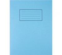 Silvine Réf EX104 Cahier d'exercice Papier ligné et marge 80 pages Bleu 229 x 178 mm Lot de 10 (Import Royaume Uni)
