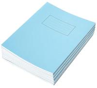 Silvine Réf EX106 Cahier d'exercice Papier quadrillé 7 mm 80 pages Bleu 229 x 178 mm Lot de 10 (Import Royaume Uni)