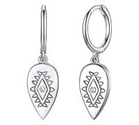 Silvora Boucles d'Oreilles Femme[Arbre de Vie/Noeud Celtique/Oeil Horus/Loup/Marteau de Thor/Viking/Serpent/]Clou Oreille Pendentif Argent 925 Anneau Creoles-Cadeau Copine Soeur Adult Adult Ado Jeune