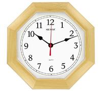 SILVOZ HORBINOR Pendule murale octogonale en pin naturel x