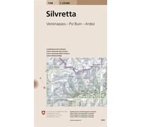 Silvretta - Vereinapass-Piz Buin-Ardez, Echelle 1 : 25 000 - Collectif - Office Federal De Topographie Suisse - Atlas / carte