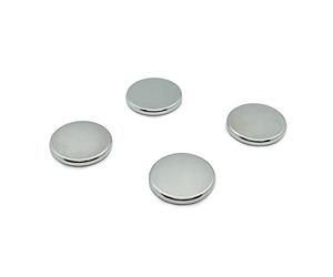 silwy® Aimants puissants, Set de 4, Quatre disques adhésifs Inclus - Utilisation Flexible, Parfait pour Le caravaning, Le Camping et Le Bateau