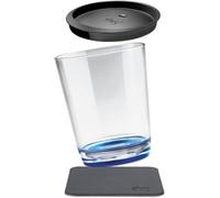 silwy® Gobelet magnétique de couleur Lui Blue, couvercle étanche et nano gel pad métallique inclus