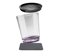 silwy® Gobelet magnétique de couleur Very Berry avec un couvercle anti-fuite et un tampon en métal nano gel pour un placement et un transport sûrs, parfait pour le camping et le bateau