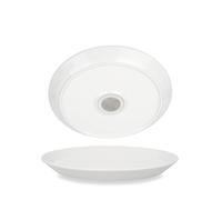 silwy® Lot de 2 assiettes magnétiques en porcelaine - Idéal pour le camping, le caravaning et le bateau - Vaisselle antidérapante empilable sans claqueter