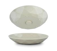 silwy® Lot de 2 assiettes magnétiques universelles en plastique high-tech - Idéal pour le camping, le caravaning et le bateau - Vaisselle antidérapante empilable sans cliquetis