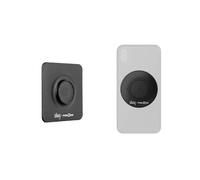 silwy Patch magnétique sous Vide avec Vacuum x silwy Sticky Base | Support Mural magnétique pour Smartphones et tablettes jusqu'à 800 g | Réutilisable, Rotatif à 360 °, avec Nano Gel et Patch 3M