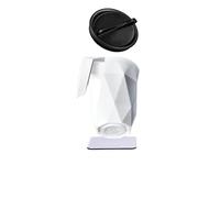 silwy® Tasse en plastique TO-GO, nano gel pads métalliques WHITE inclus