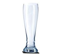 silwy® Verres magnétiques, verres en cristal de haute qualité avec aimant parfaitement intégré et nano gel pads métalliques (bière blanche// 0,5 litre)