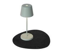 silwy® x sompex Lampe magnétique vert olive avec set de table en nano-gel métallique et câble de charge USB-C - Lampe de table à intensité variable - Parfaite pour le camping et les activités de plein