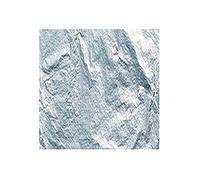 SIM GOLD LEAF Feuille d'argent Véritable Adhèrent, 95 X 95mm, Carnet de 25 Feuilles Transfert