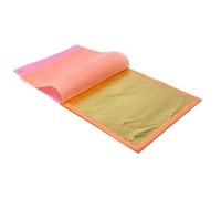 SIM GOLD LEAF Lot de 100 Feuille Imitation Or Type Transfert 14cm x 14cm