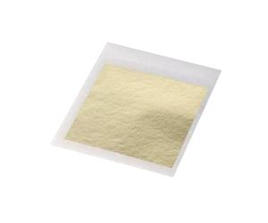 SIM GOLD LEAF lot de 500 feuilles d'or 69mm X 69 mm 24 carats dans la base 100% veritable