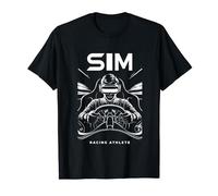 Sim Racing Athlète Sim Racing Gamer VR Casque de conduite T-Shirt