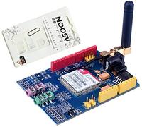 SIM900 GPRS/GSM Shield Development Board Quad-Band Module with Antenna + Gift | Module Quadri-Bande de Carte de développement de Bouclier de SIM900 GPRS/GSM avec l'antenne + Cadeau
