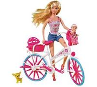 SIMAB Steffi Love Balade Velo - Bebe + Chien Inclus Blanc G