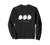 Simaenaga Chœur des Trois frères Hokkaido Japonais Oiseaux Blancs Sweatshirt